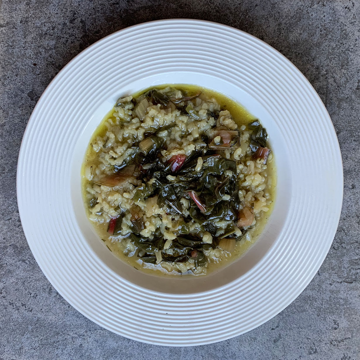 Swiss Chard Risotto